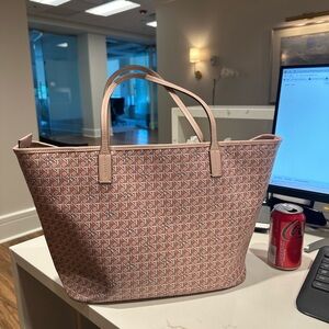 Tory Burch Pink zip tote